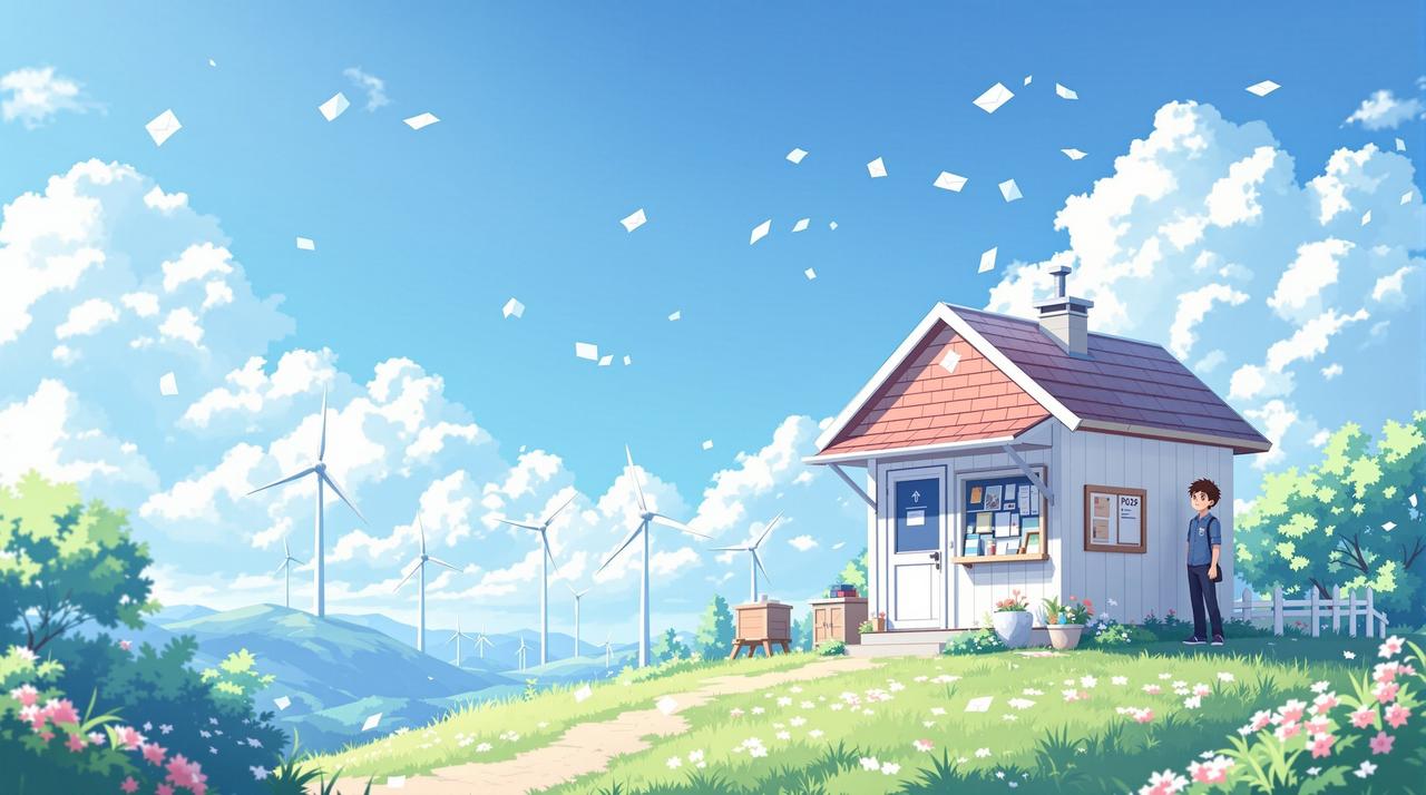 AI漫剧风之邮便局 AI漫剧治愈动画作品《风之邮便局》 - 暖心家庭